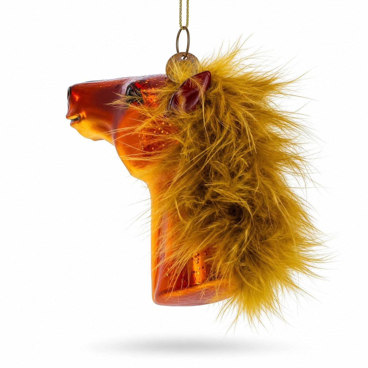 Horse Head Glass Ornament