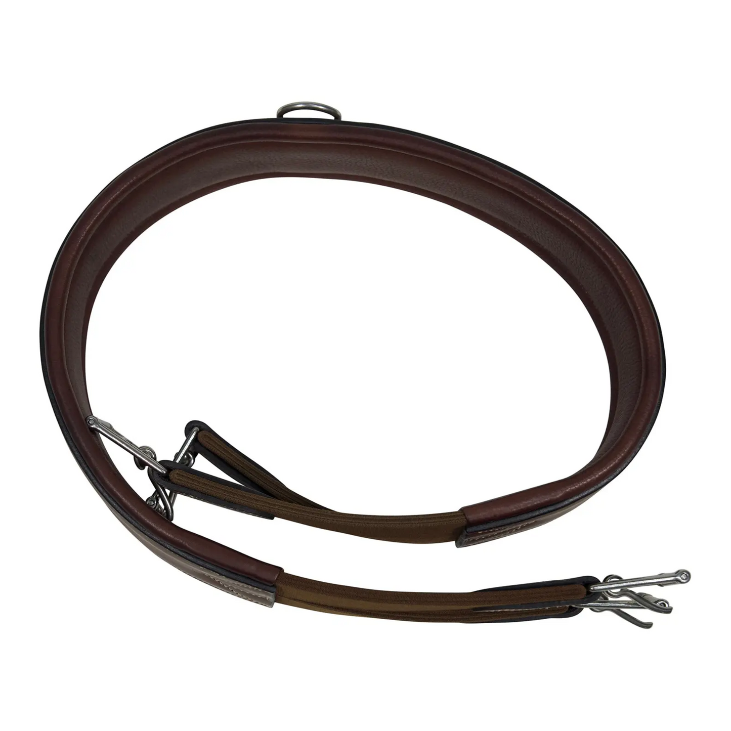 Huntley Fancy Stitched Padded Leather Girth