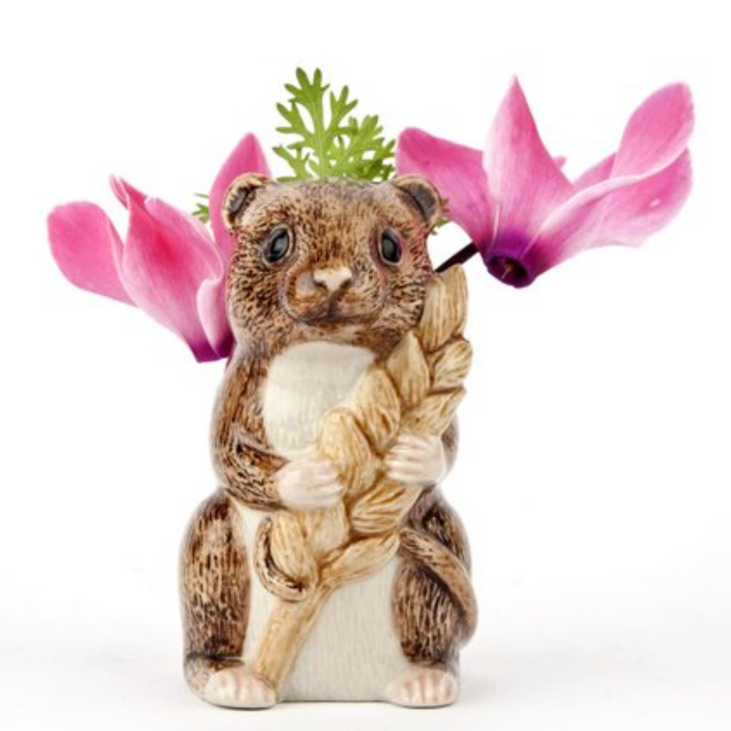 Quail Bud Vase Harvest Mouse