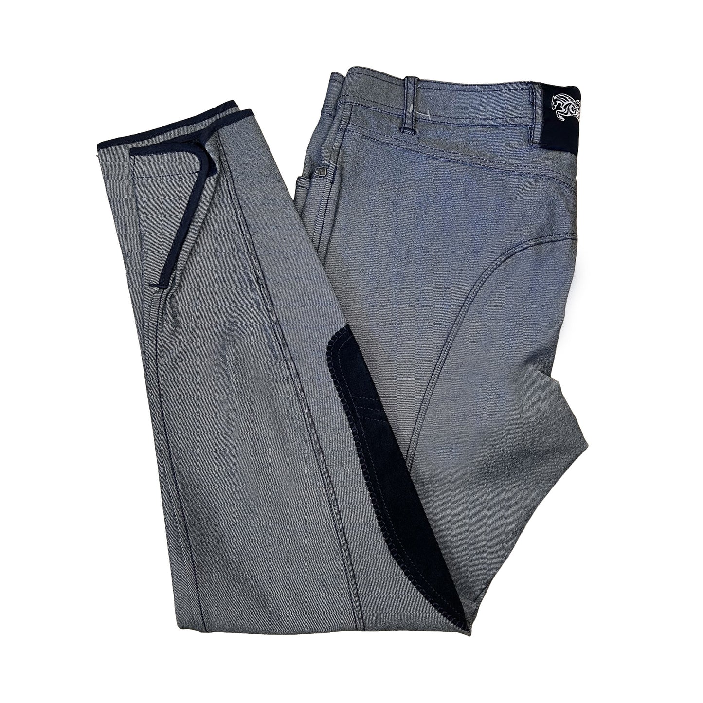 Romfh International Denim Knee Patch Breeches