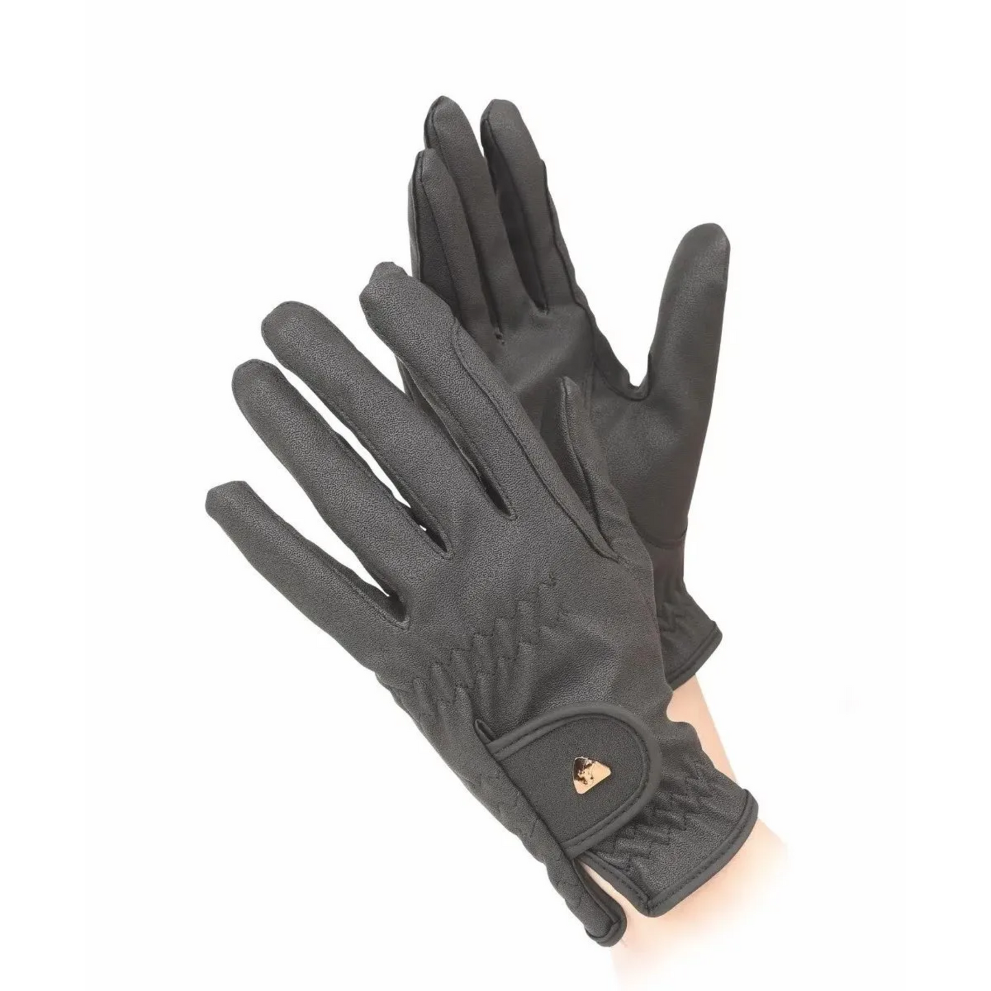Aubrion Pu Riding Gloves Child