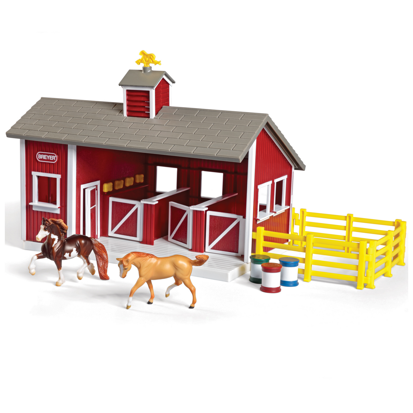 Breyer Stablemates Red Stable Set