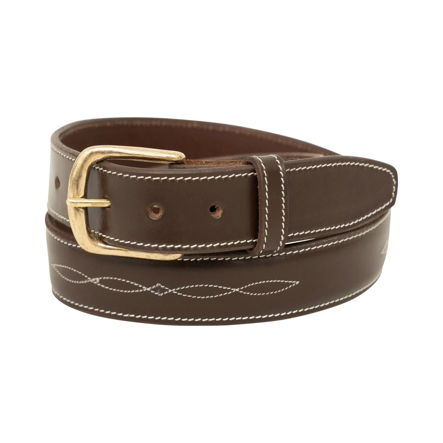 Huntley Fancy Stitched Ladies Belt