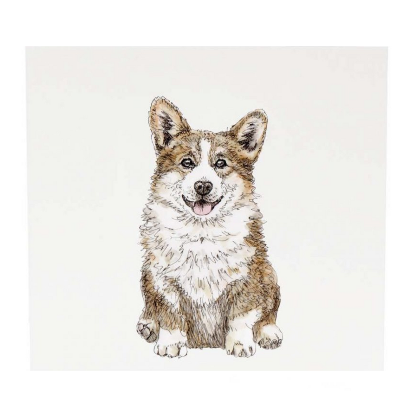 Corgie Astro Greeting Card