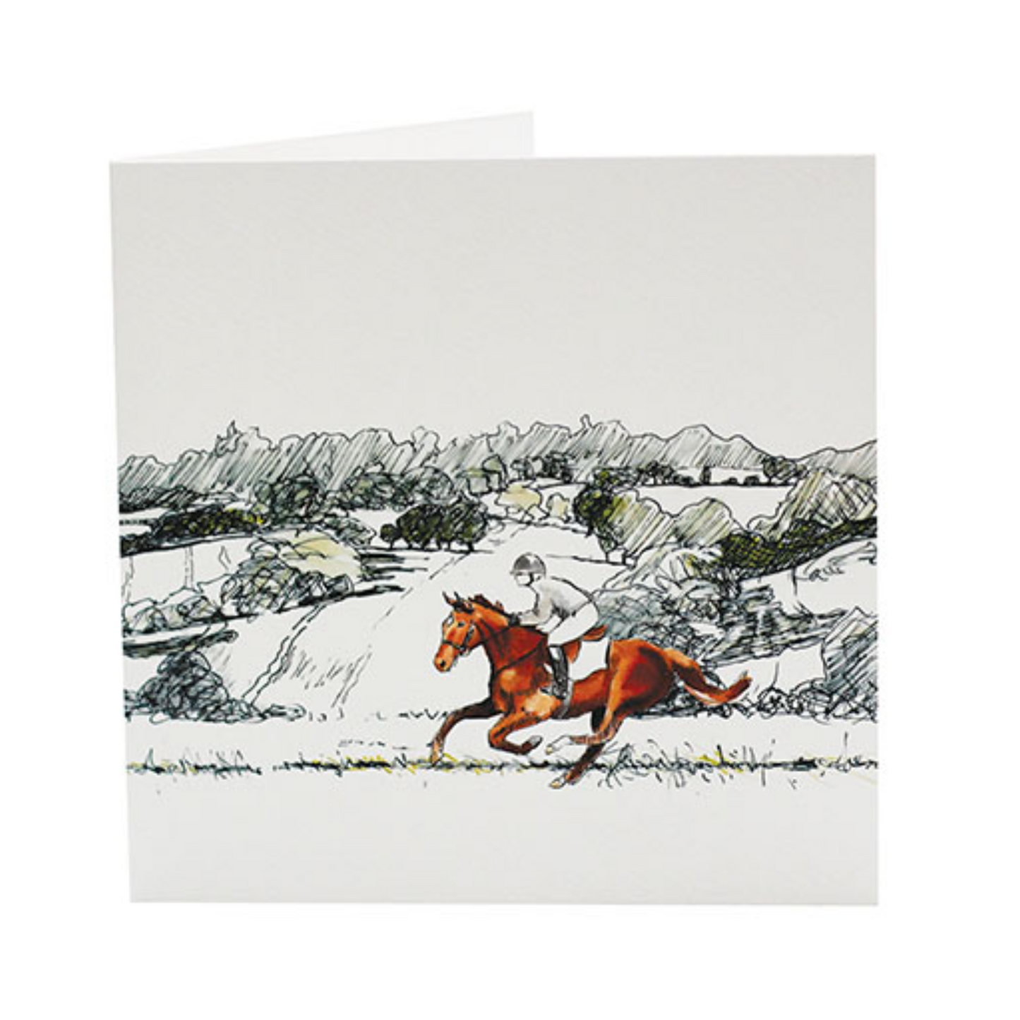 Early Gallop Greeting Card