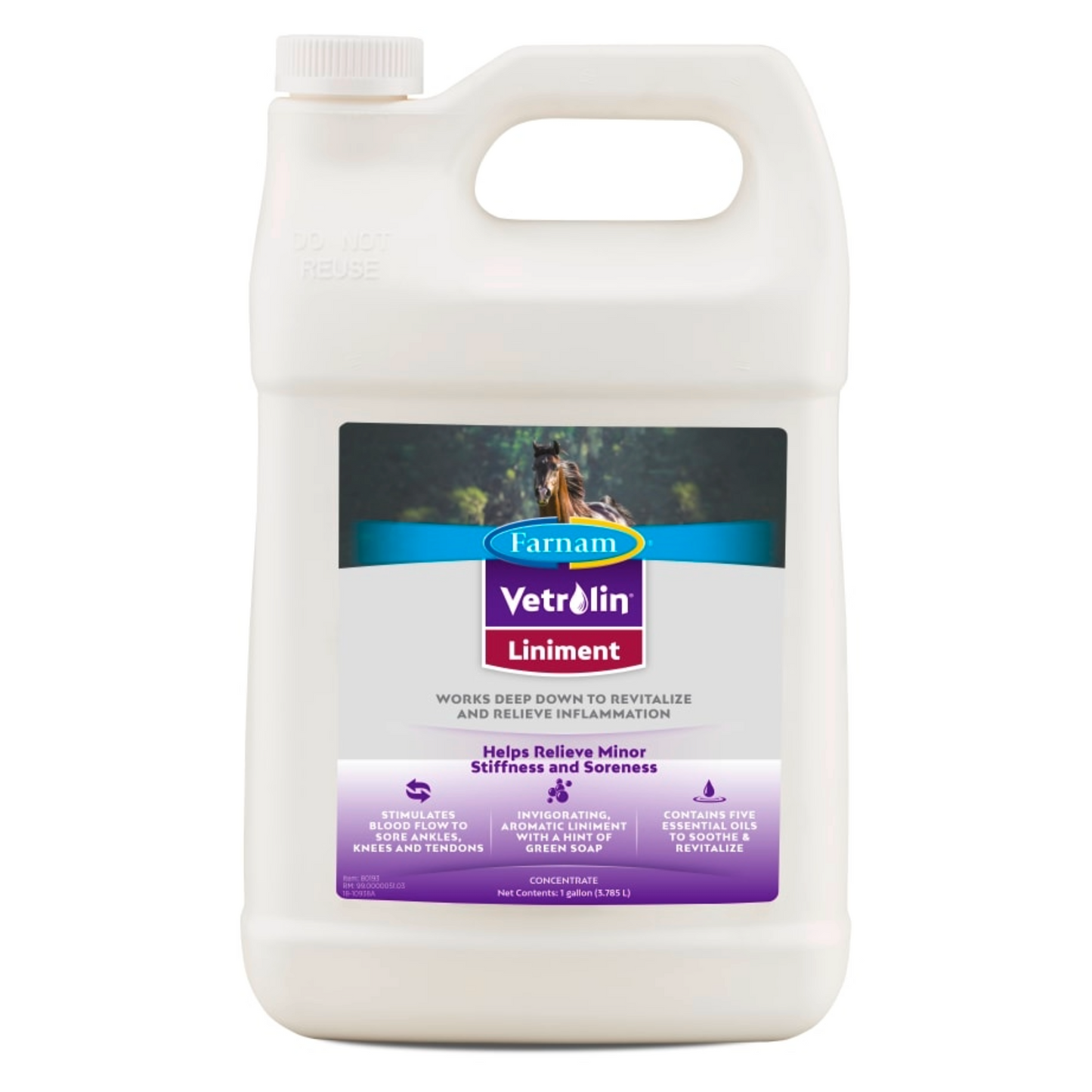Farnam Vetrolin Sore Muscle & Joint Pain Relief Horse Liniment Concentrate