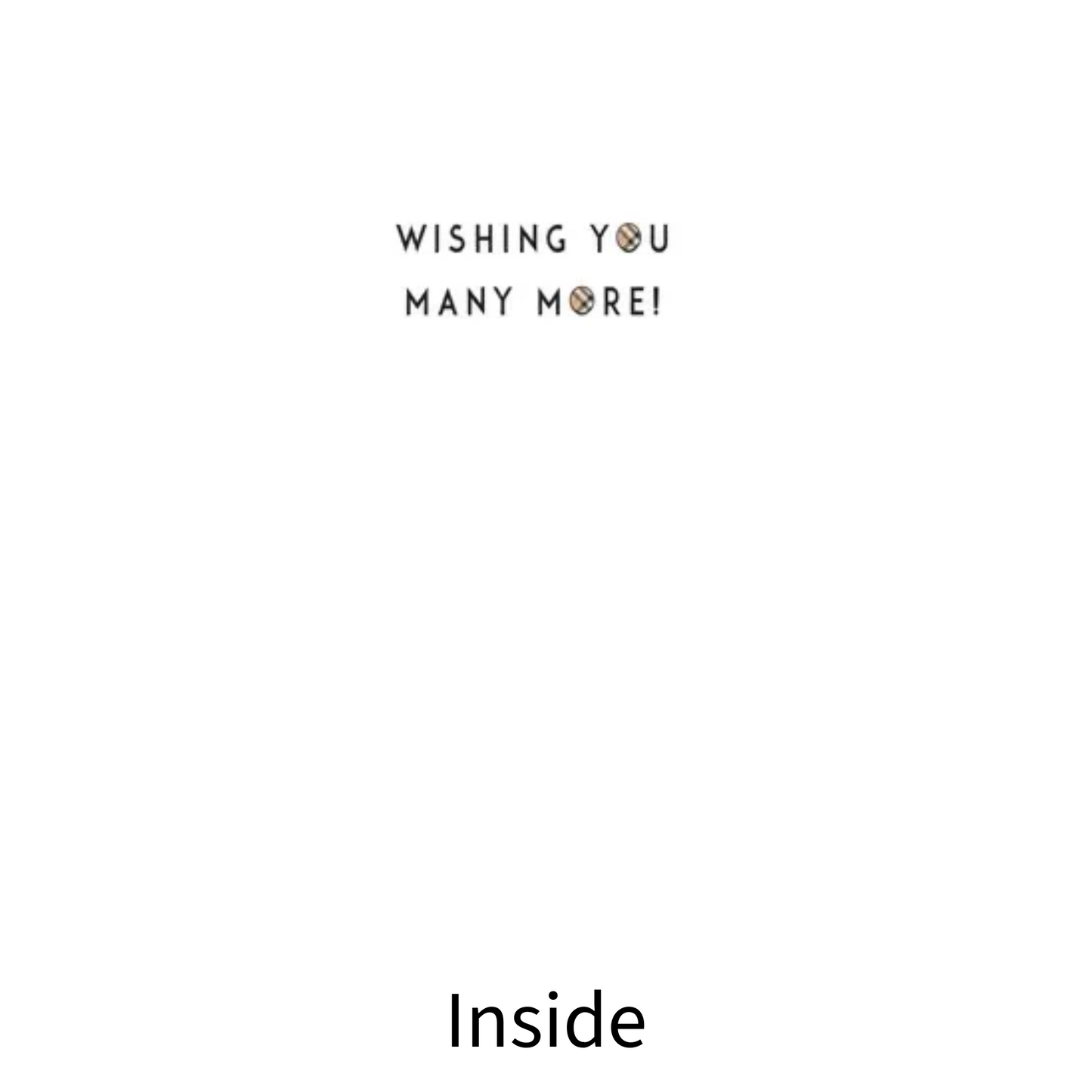Horse Hollow Burberry Birthday Card