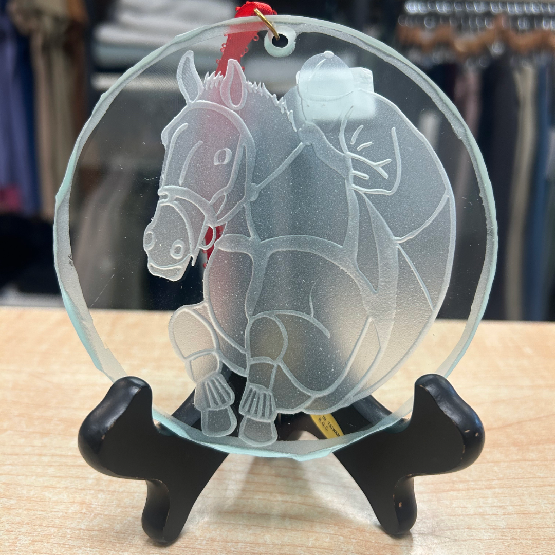 Glass Etched Jumper Suncatcher