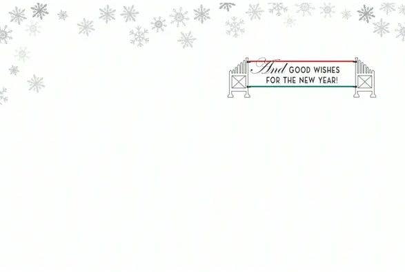 Horse Boxed Christmas Cards Jumper Snowflake