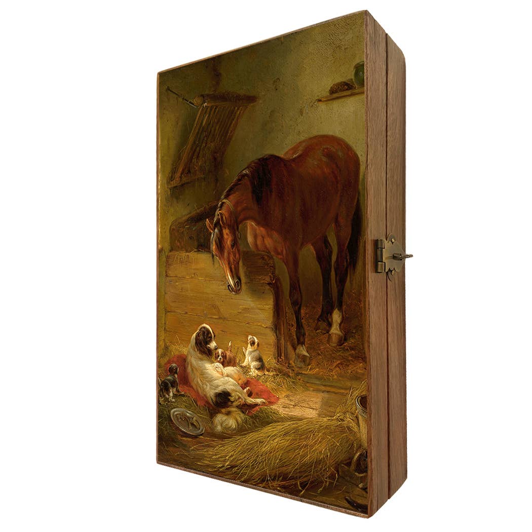 A Curious Mare Solid Wood Decorative Trinket Boxes