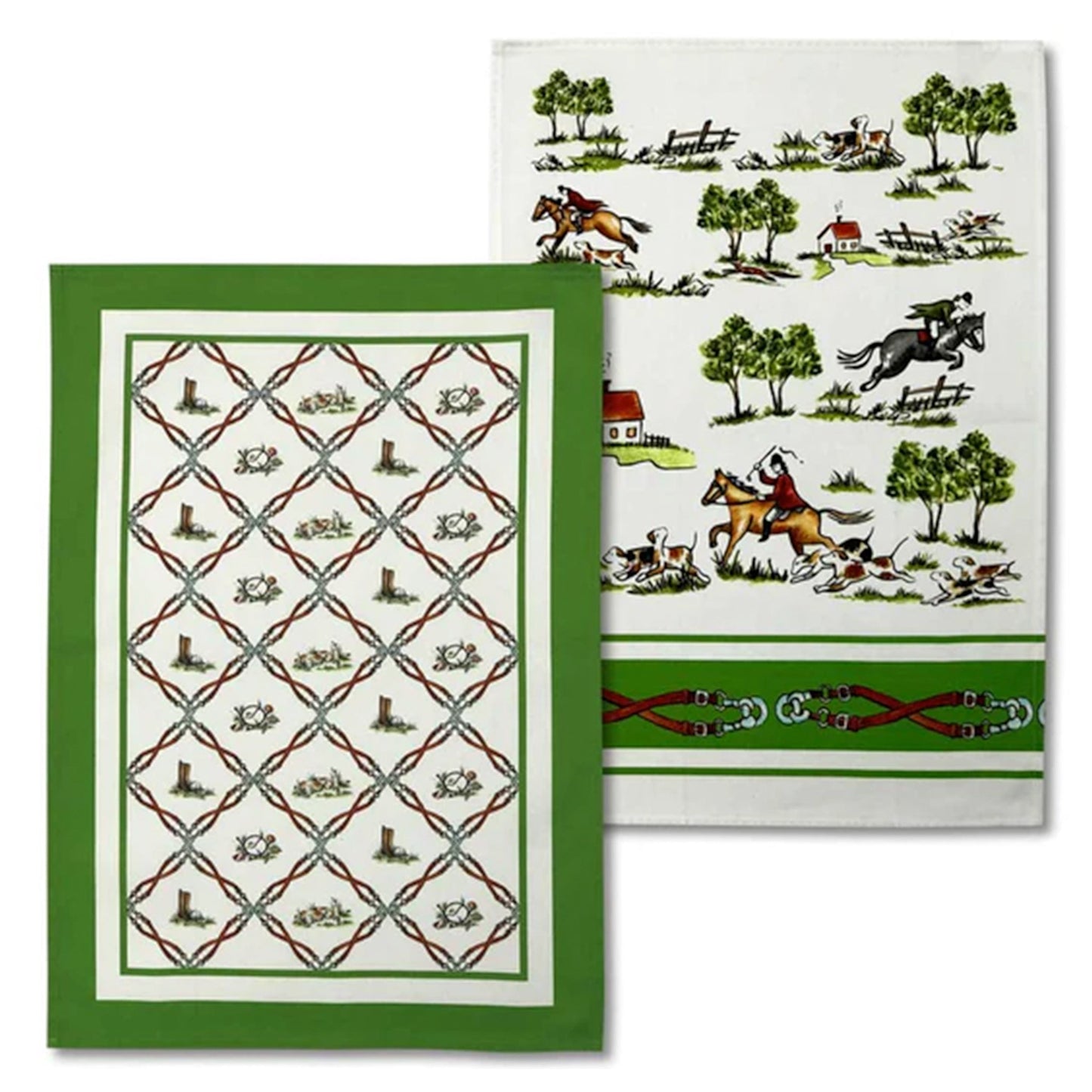 C.E. Corey The Chase Tea Towel