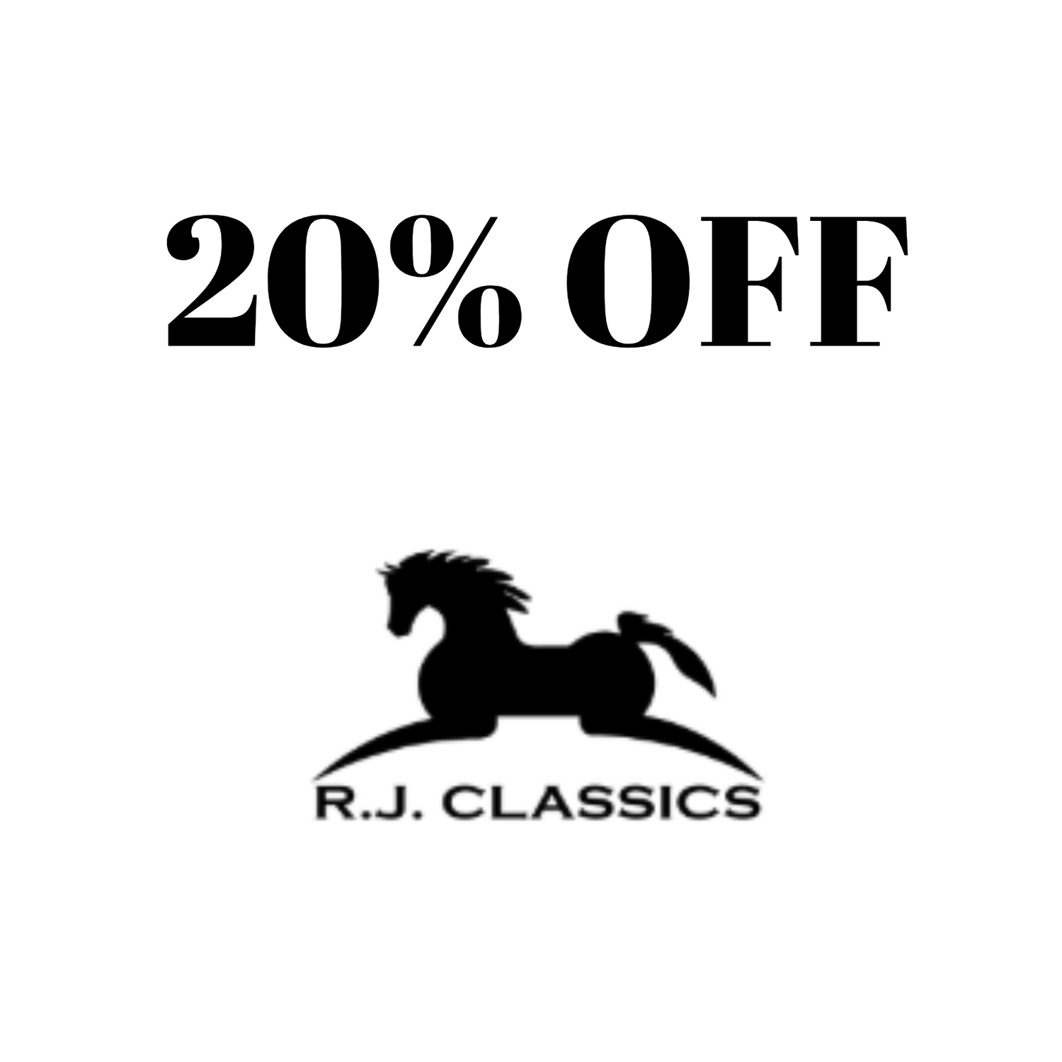 20% off RJ Classics