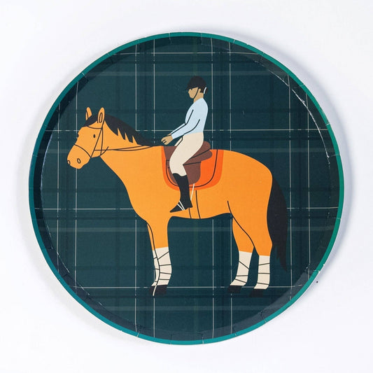 Equestrian Horse Dessert Plates