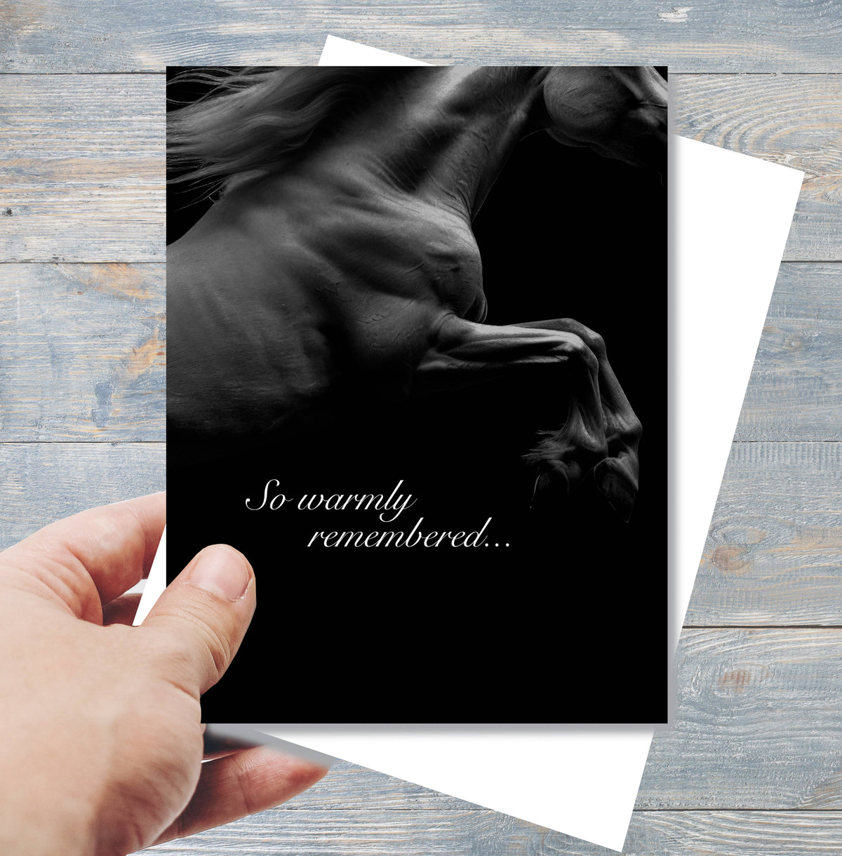 Horse Sympathy Greeting Card