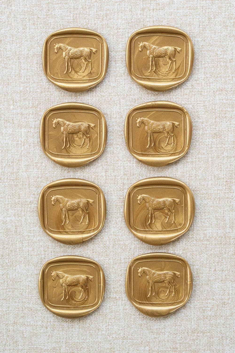 Standing Horse Wax Seals Boxed Set of 8