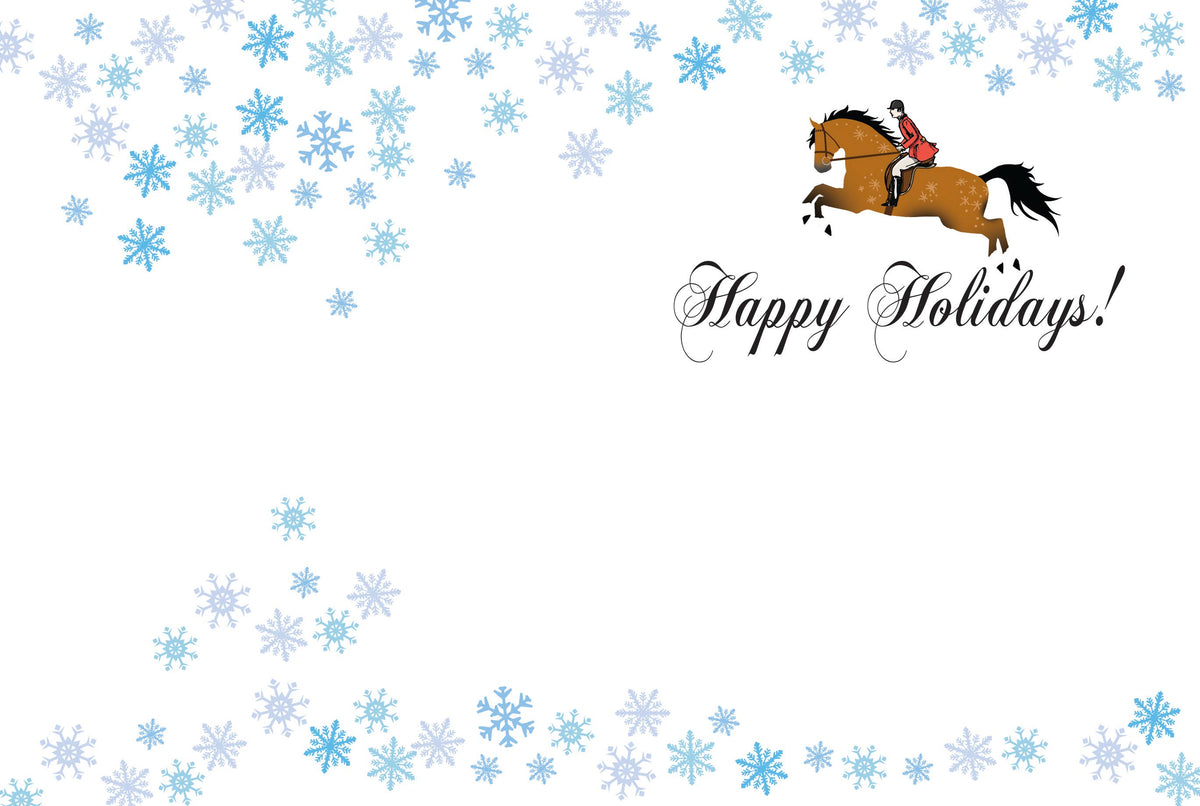 Horse Boxed Christmas Cards Bay Fox Hunter