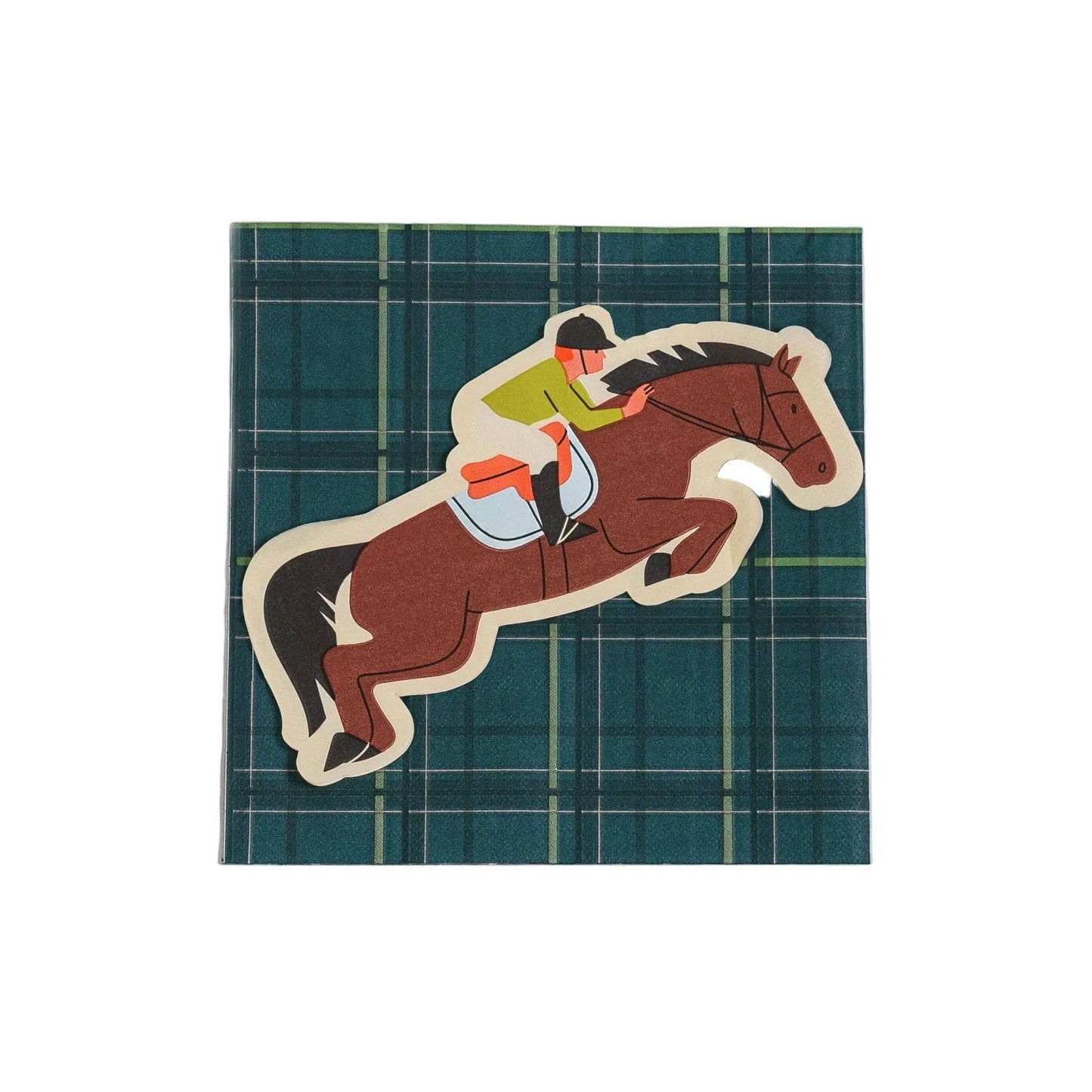 Horse Plaid Party Napkins