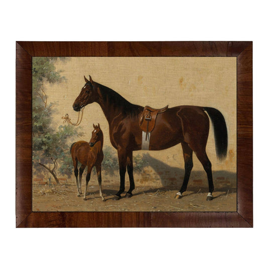 Vintage Horses Framed Print
