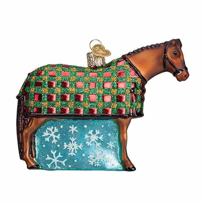 Horse In Blanket Ornament