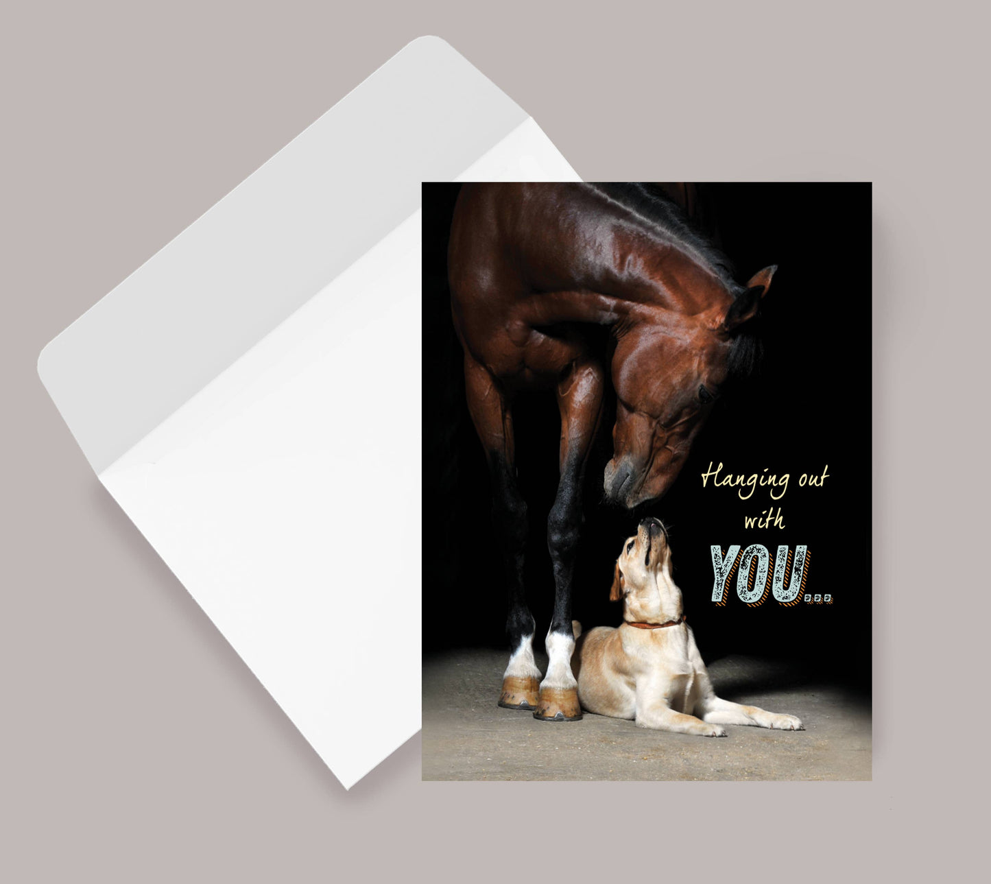 Horse Thinking of You Greeting Card