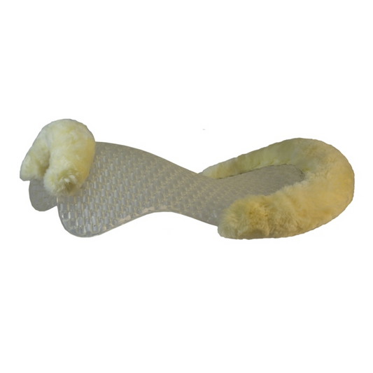 Acavallo Respira Air Release Soft Gel Pad with Eco-Wool Trim