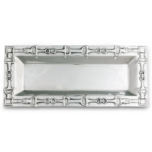 Arthur Court Bit Oblong Tray-Equestrian