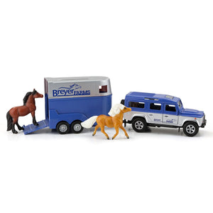 Breyer Range Rover with Tag-A-Long Horse Trailer