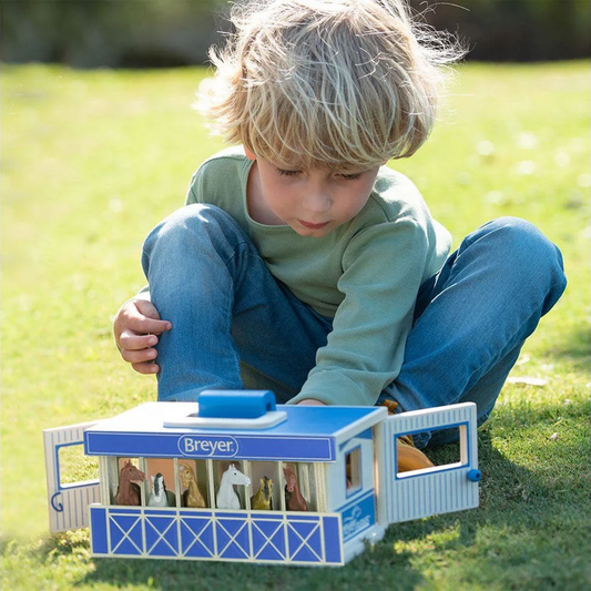 Breyer Wooden Carry Stable Playset