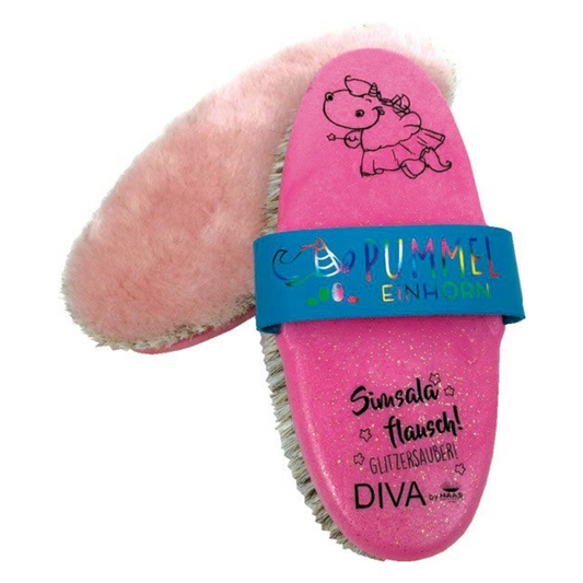 Haas Pummel Diva Pink Body Brush
