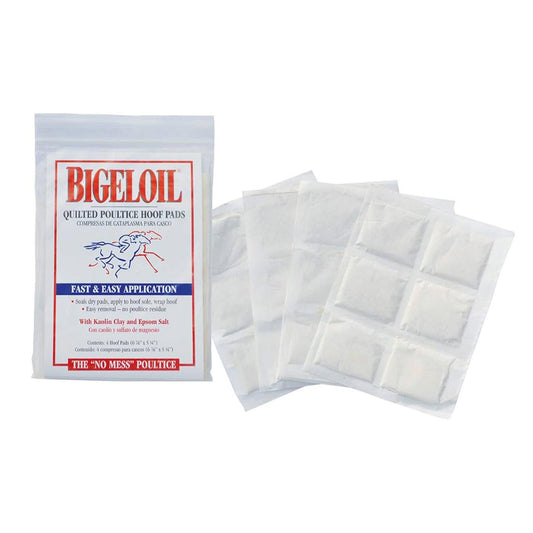 Absorbine Bigeloil Quilted Poultice Hoof Pads