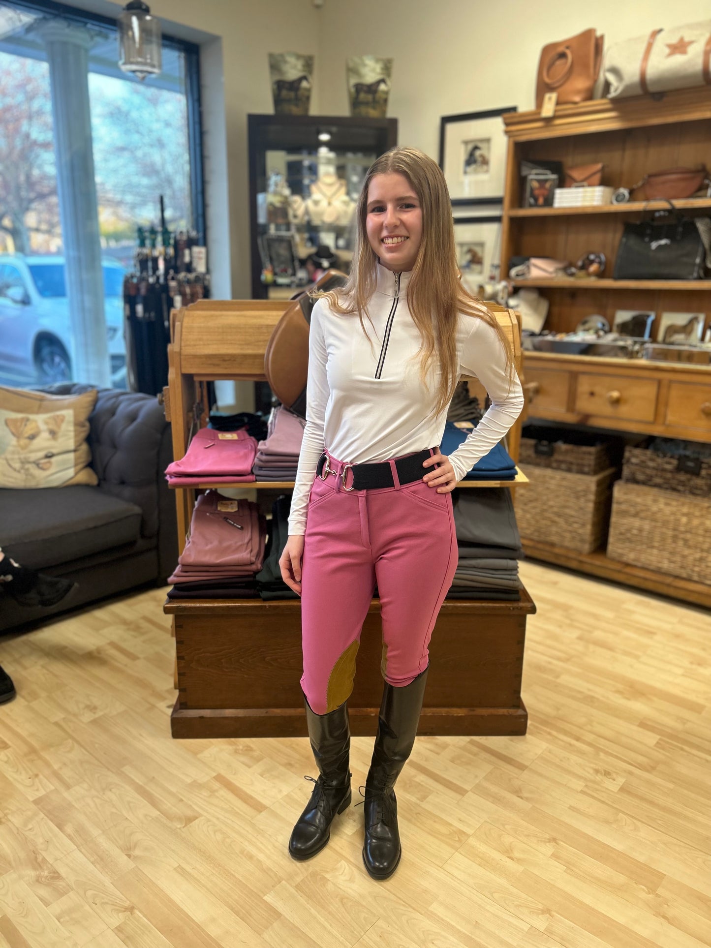 The Tailored Sportsman Women's Trophy Hunter Front Zip Breeches