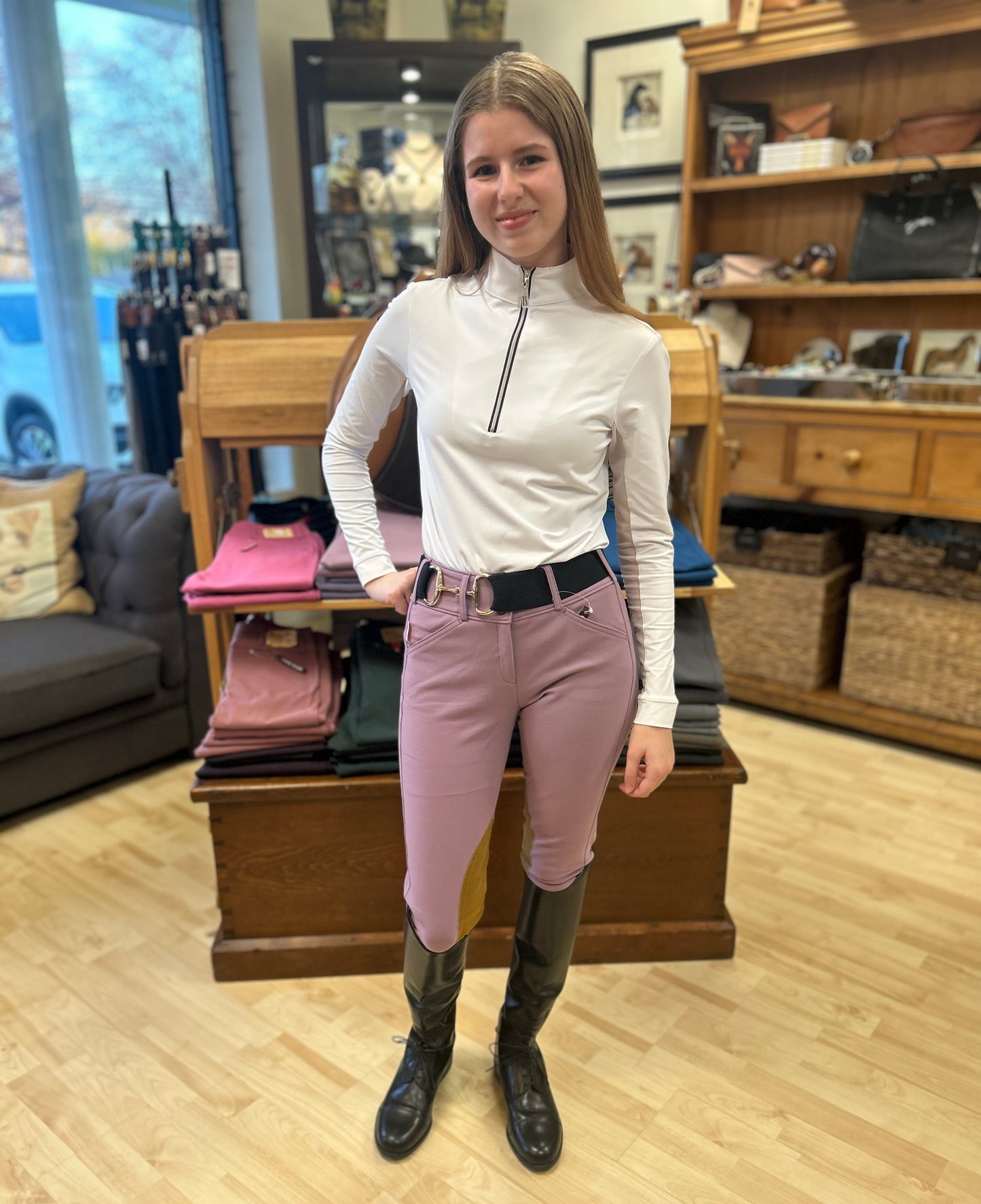 The Tailored Sportsman Women's Trophy Hunter Front Zip Breeches