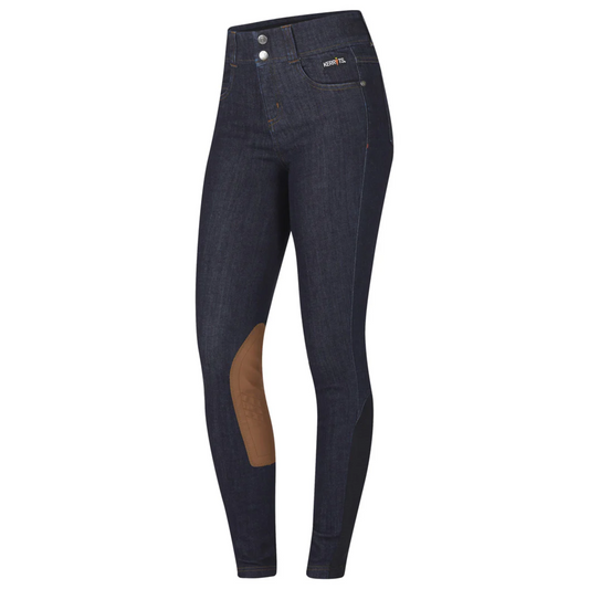 Kerrits Kid's Stretch Denim Knee Patch Breech