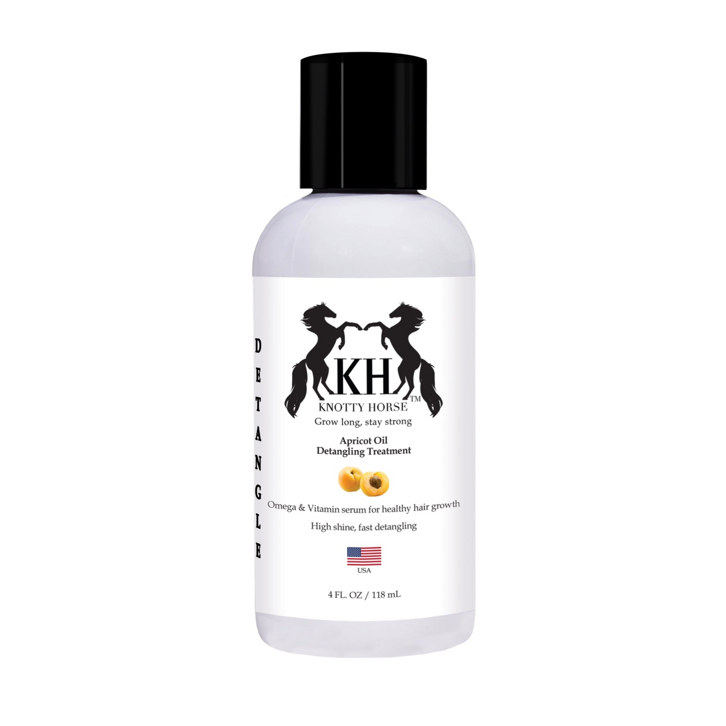 Knotty Horse Apricot Oil Detangling Treatment 4 oz