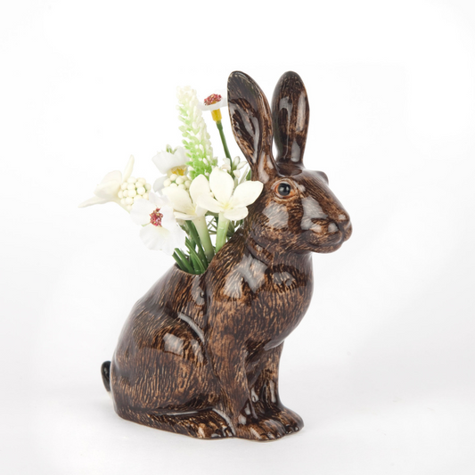 Quail Hare Bud Vase