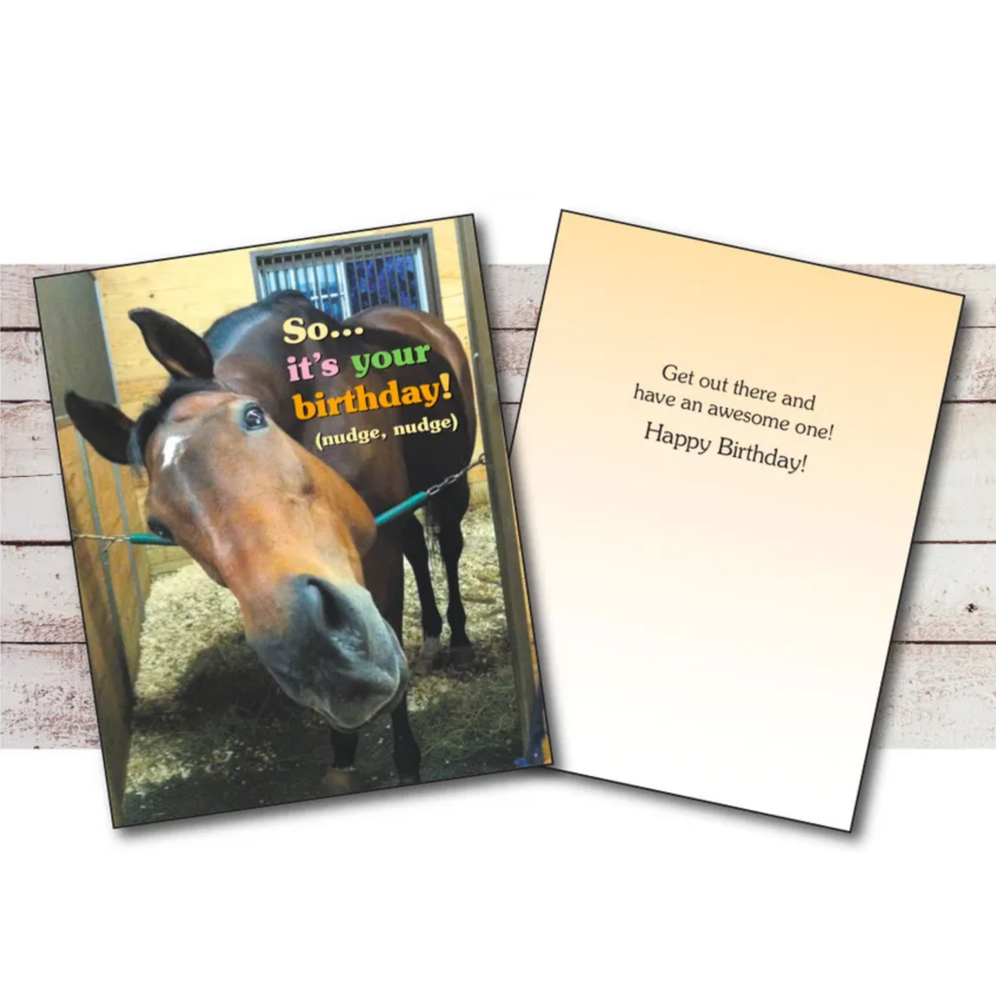 Horse Hollow Press So Its Your Birthday Card