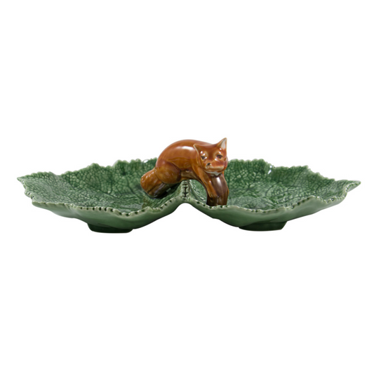 CE Cory Hunting Fox Leaf Plate