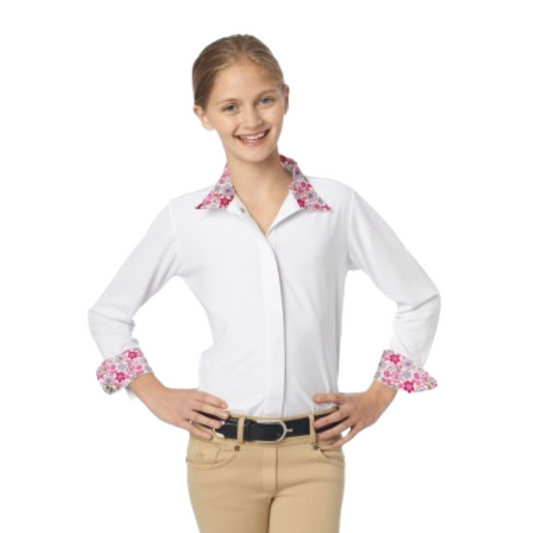 Ovation Kid's Ellie Tech Long Sleeve Show Shirt