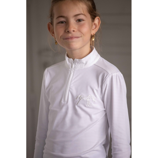 Penelope Eden Kids Bruges Mesh Long Sleeve Show Shirt