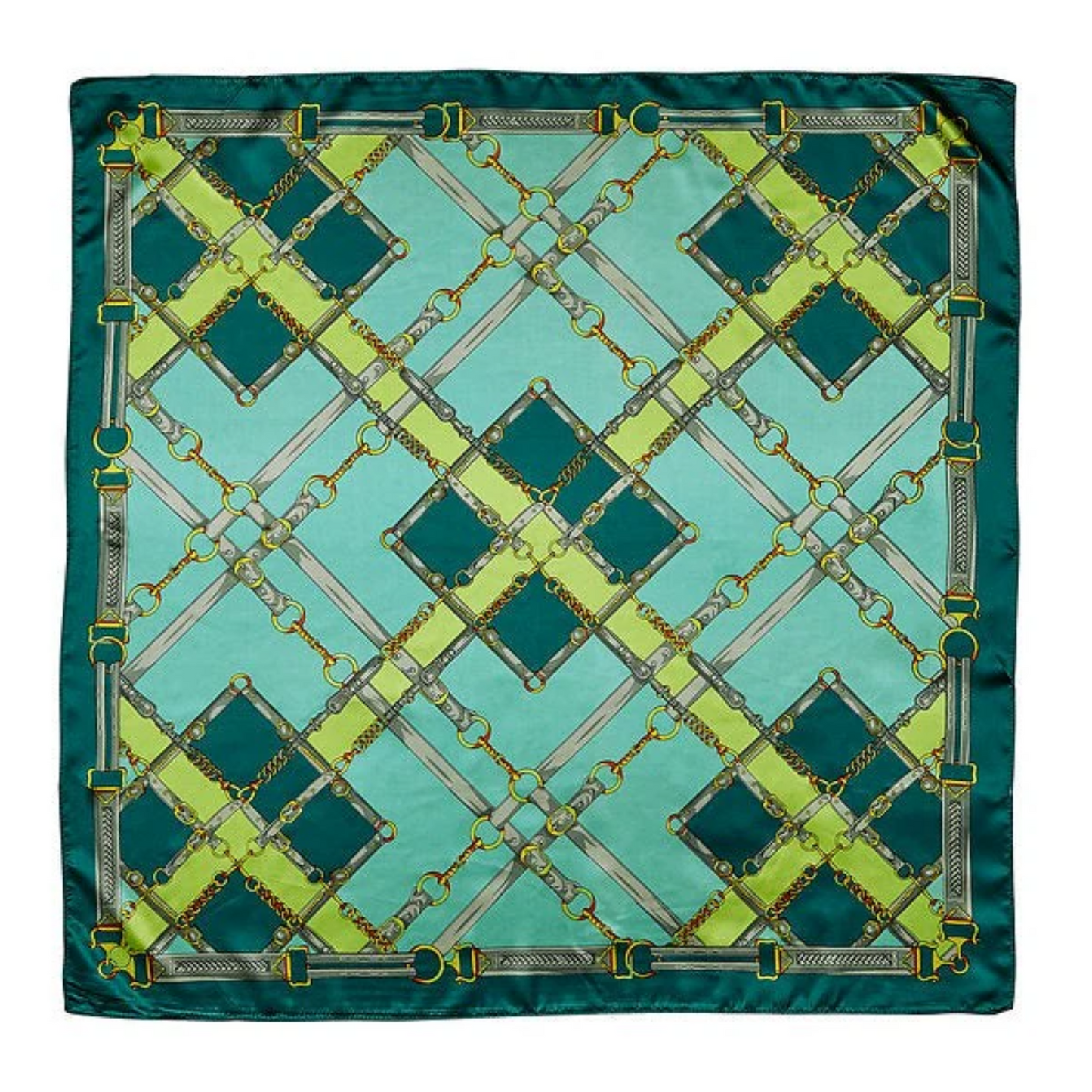AWST Int'l Silky Plaid Snaffle Bit Scarf