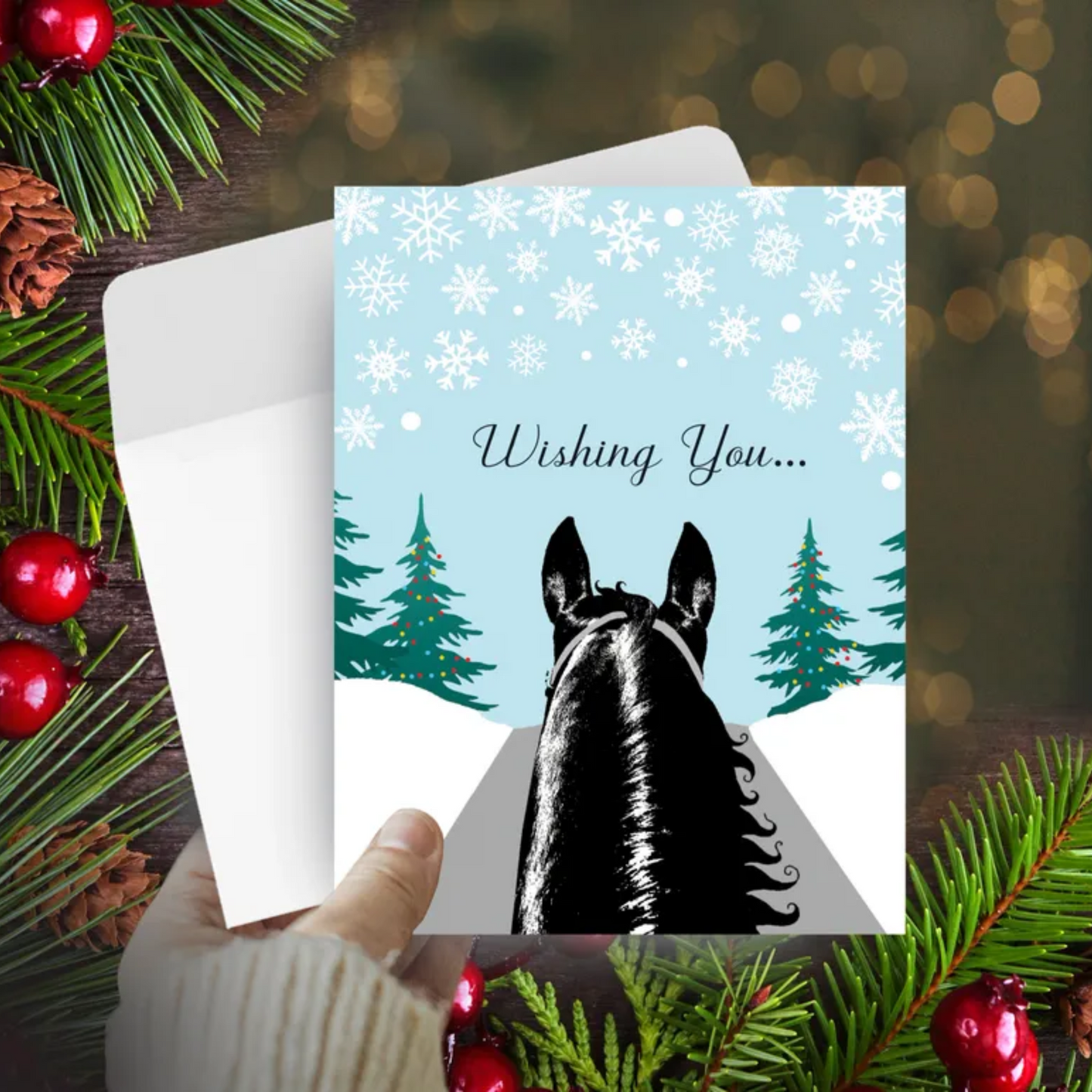 Boxed Christmas Cards Christmas Trail Ride