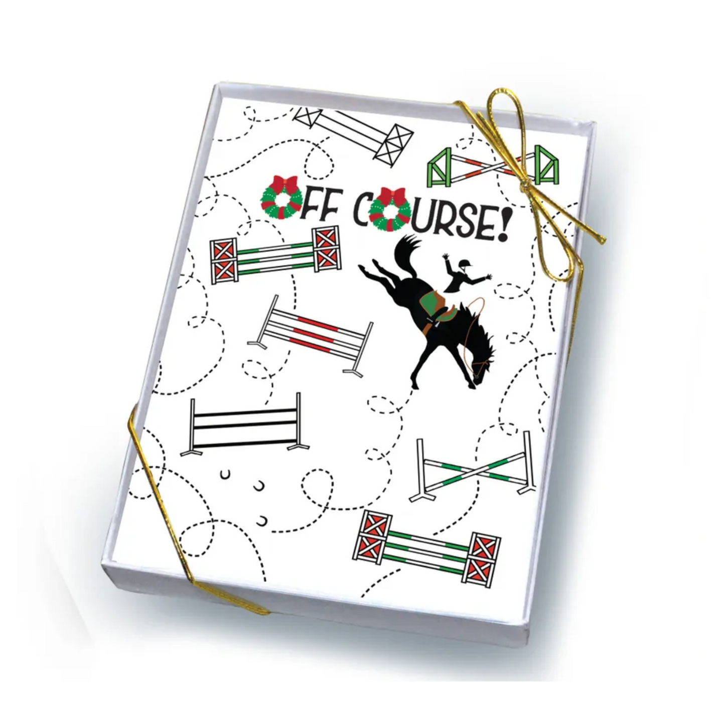 Boxed Christmas Cards Off Course