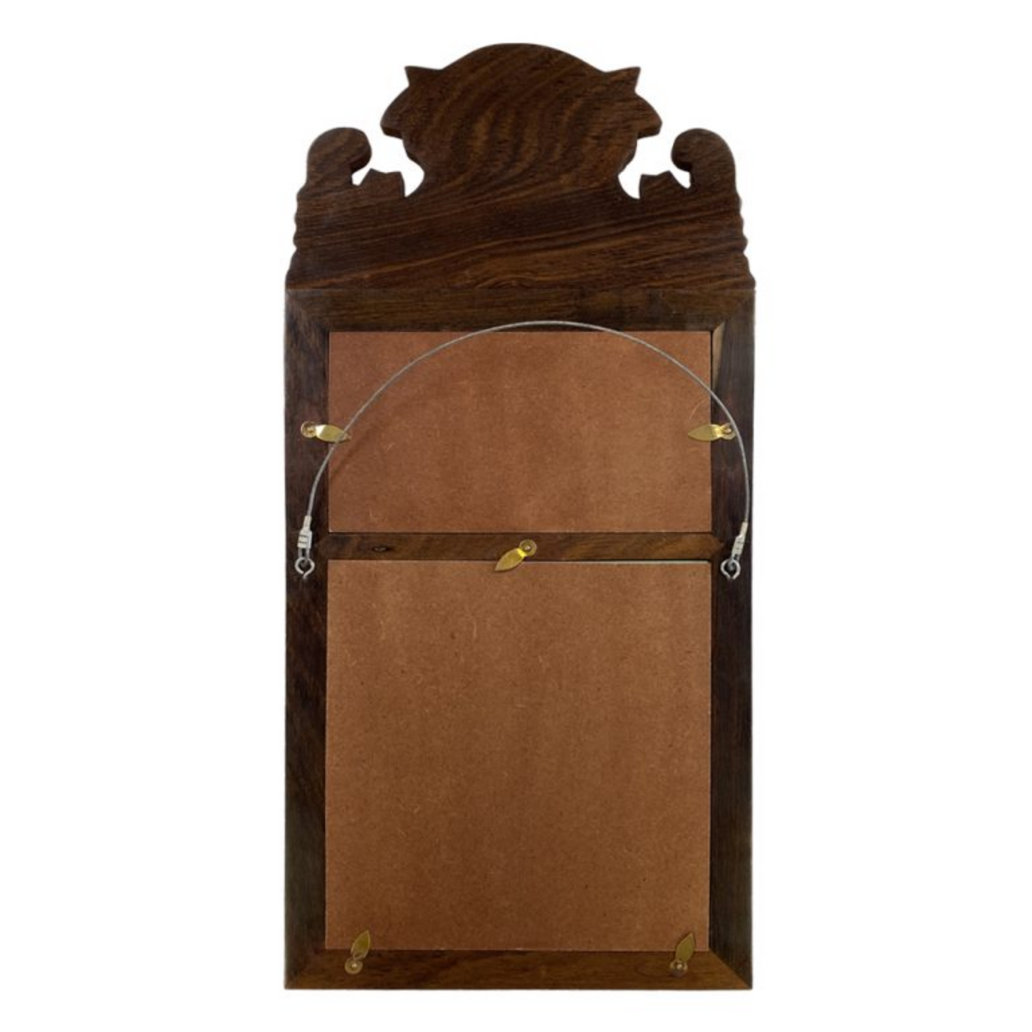 Wood Framed Mirror with Hunter Horse