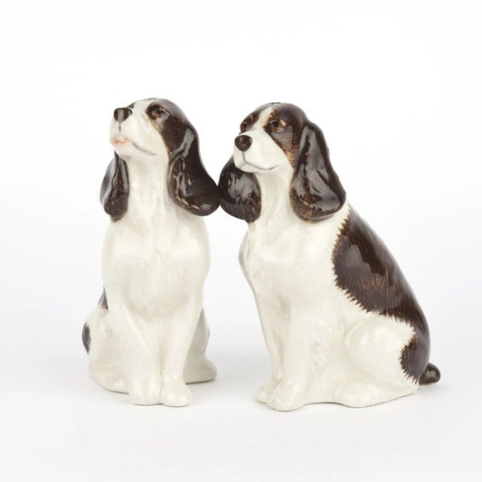 Quail Springer Spaniel Salt and Pepper Shakers