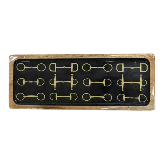 Long Wooden Serving Tray
