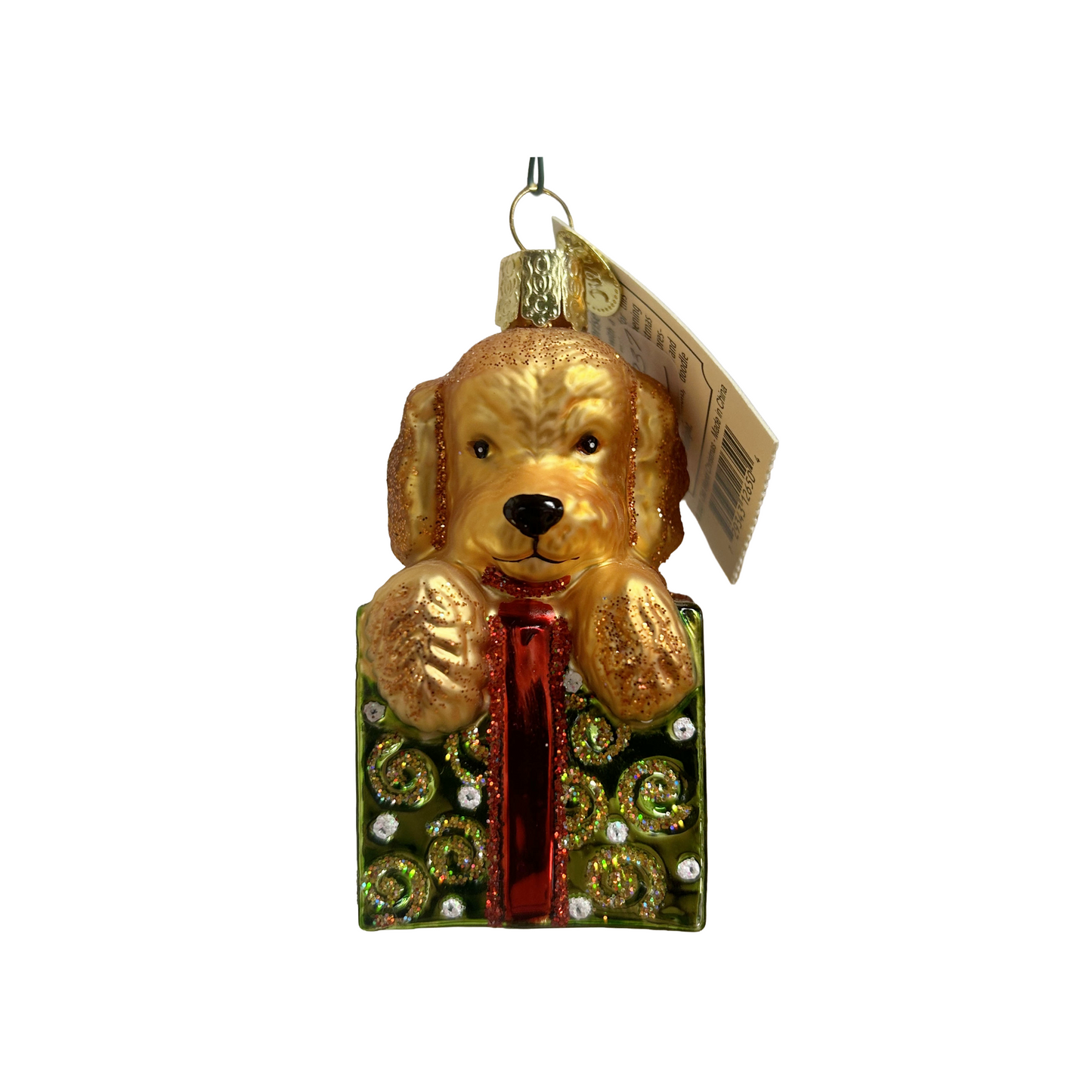 Doodle Puppy Surprise Ornament