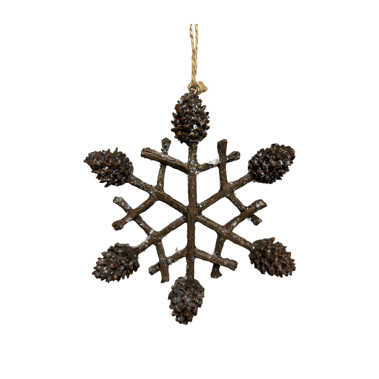 Twigs Snowflake Ornament