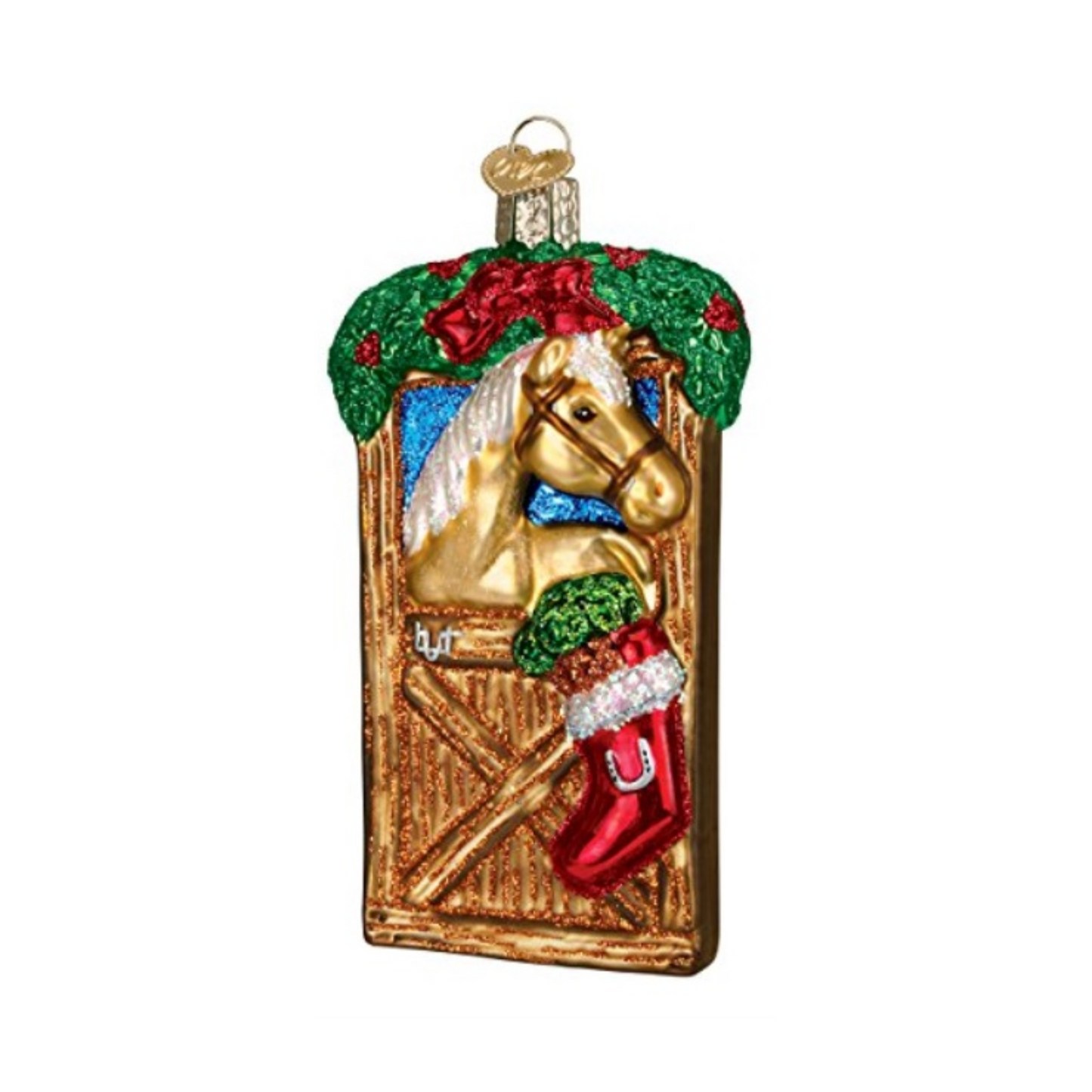 Horse In Stable Ornament