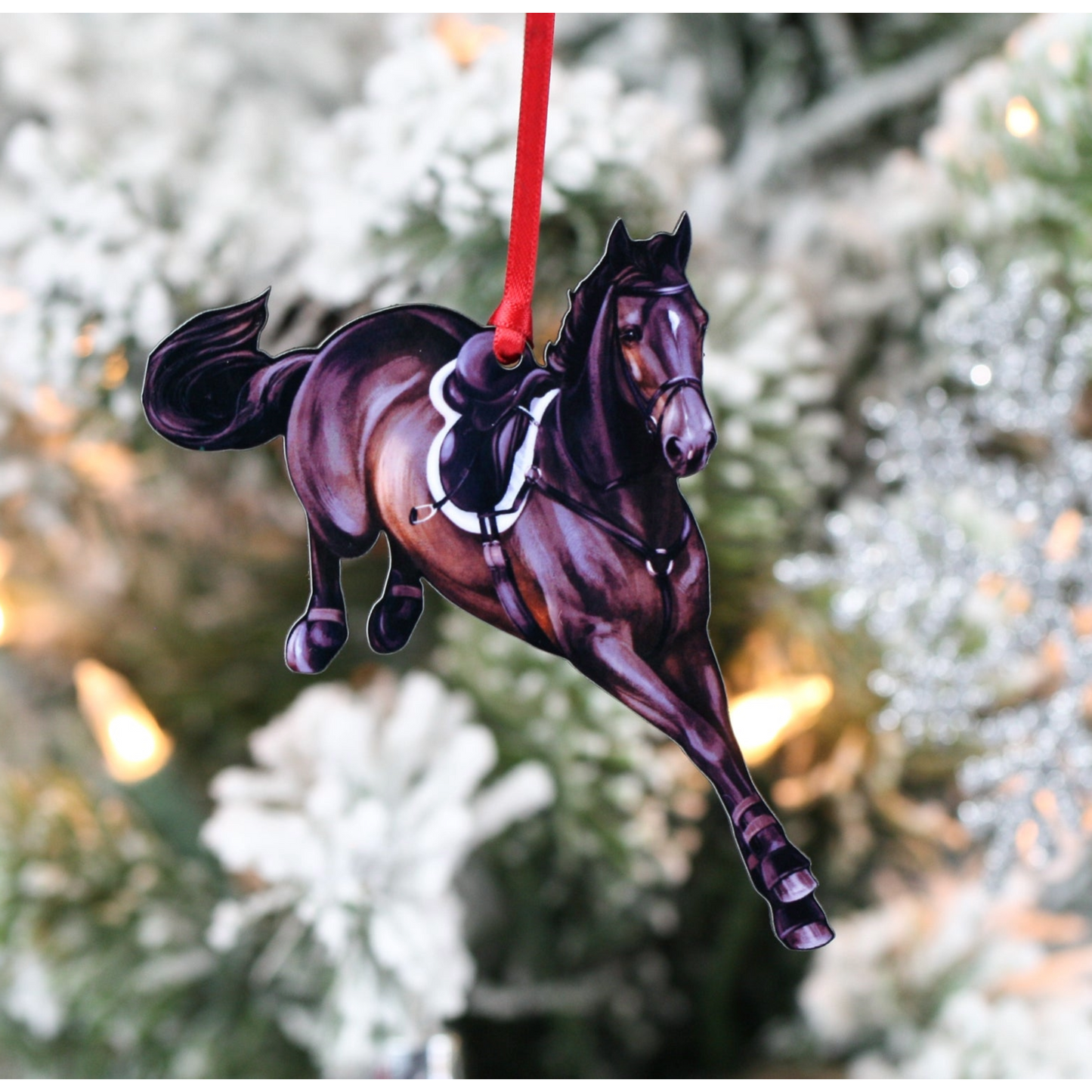 Dark Bay Jumper Landing Ornament