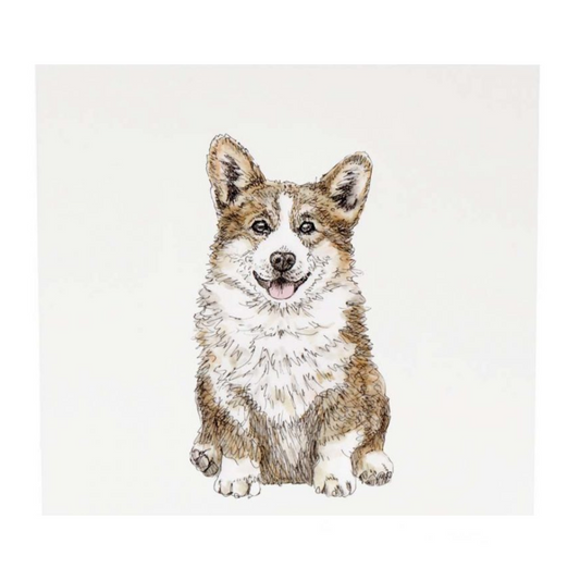 Corgie Astro Greeting Card